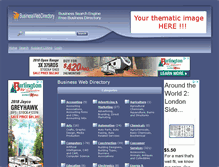 Tablet Screenshot of businesswebdirectory.net