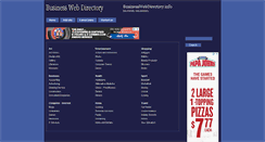Desktop Screenshot of businesswebdirectory.info